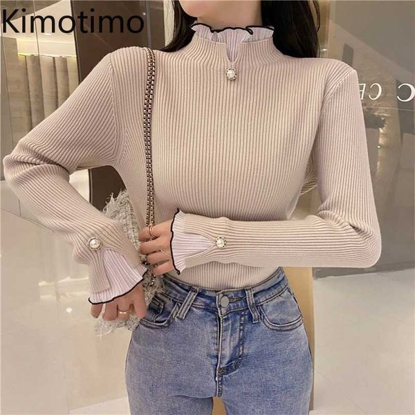 women's sweaters kimotimo knitted depth sweater women autumn winter patchwork mock neck design sweater korean fashion slim long sleeve, White;black
women's sweaters kimotimo knitted depth sweater women autumn winter patchwork mock neck design sweater korean fashion slim long sleeve, White;black