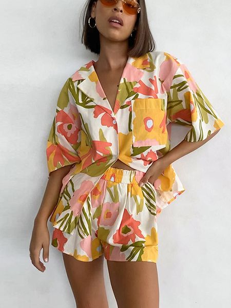 women's two piece pants vneck print women shirt shorts sets loose short sleeve shirts two piece set elastic high waist pants female sui, White
women's two piece pants vneck print women shirt shorts sets loose short sleeve shirts two piece set elastic high waist pants female sui, White