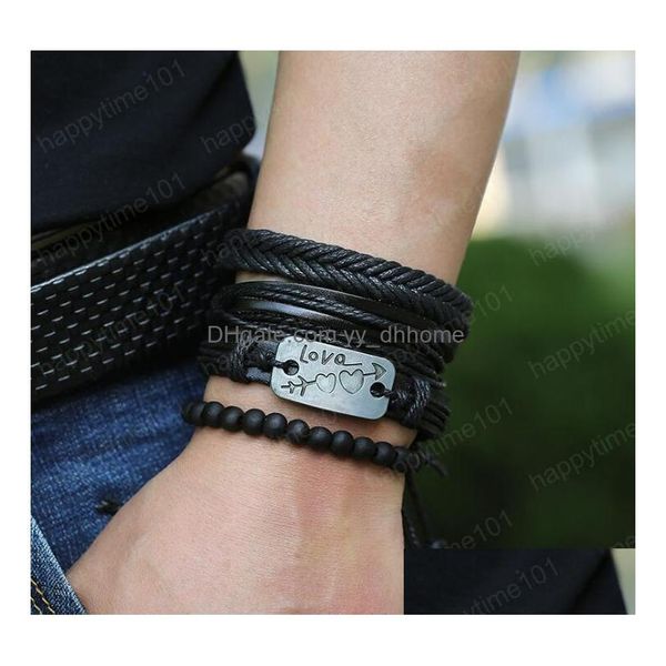 charm bracelets 100 genuine leather bracelet love cupid arrow beading rope simple and easy adjustable mens combination suit 4 drop d dhy9x, Golden;silver
charm bracelets 100 genuine leather bracelet love cupid arrow beading rope simple and easy adjustable mens combination suit 4 drop d dhy9x, Golden;silver
