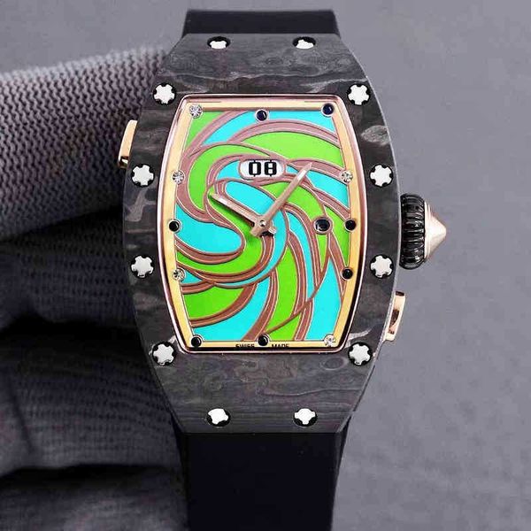 watches wristwatch designer luxury mens mechanical watch richa milles business leisure rm037 fully automatic carbon fiber tape womens trend, Slivery;brown
watches wristwatch designer luxury mens mechanical watch richa milles business leisure rm037 fully automatic carbon fiber tape womens trend, Slivery;brown