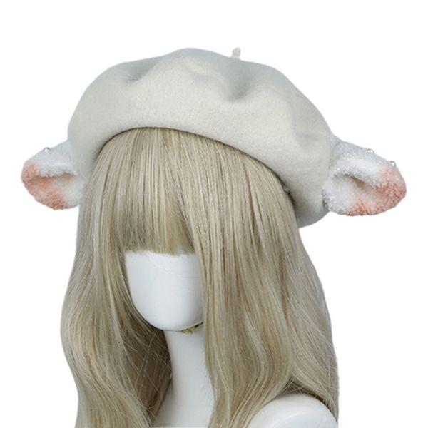 berets cute sheep ears beret elegant lolita octagonal hat painter allmatch warm surprise gift for girlfriend women female 221129, Blue;gray
berets cute sheep ears beret elegant lolita octagonal hat painter allmatch warm surprise gift for girlfriend women female 221129, Blue;gray