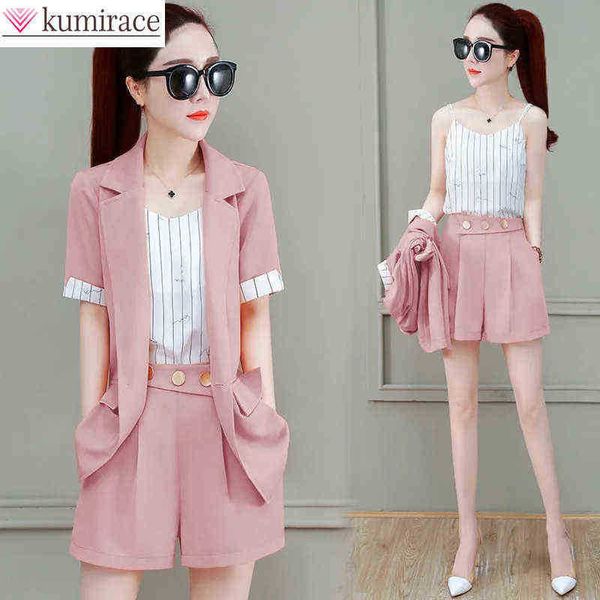 2022 new summer clothes fashion temperament goddess style clothes age reduction three piece pants suit women suit j220813, White;black
2022 new summer clothes fashion temperament goddess style clothes age reduction three piece pants suit women suit j220813, White;black
