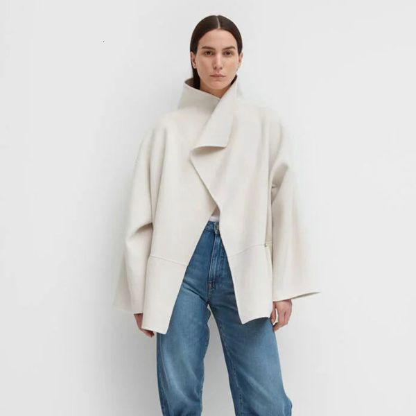 women's wool blends ioo autumn/winter lapel short cashmere coat camel classic tweed toteme 221129, Black
women's wool blends ioo autumn/winter lapel short cashmere coat camel classic tweed toteme 221129, Black