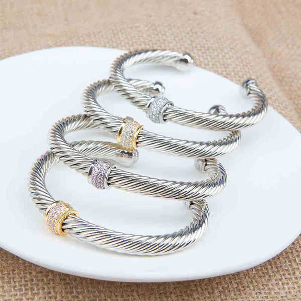 designer fashion jewelry bracelet sliver bangle charm cable classics color 925 sterling silver bracelets with white and pink zircon 7mm 7hx0, Golden;silver
designer fashion jewelry bracelet sliver bangle charm cable classics color 925 sterling silver bracelets with white and pink zircon 7mm 7hx0, Golden;silver