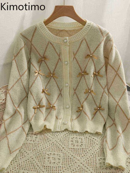 women's sweaters kimotimo bow beaded knitted vest women 2022 autumn argyle long sleeve sweater french elegant loose single breasted ves, White;black
women's sweaters kimotimo bow beaded knitted vest women 2022 autumn argyle long sleeve sweater french elegant loose single breasted ves, White;black