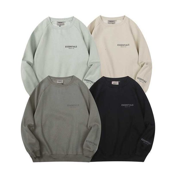 hoodies hweatshirts double line essentials trend new simple letters on the chest cover with plush sweater lining, Black
hoodies hweatshirts double line essentials trend new simple letters on the chest cover with plush sweater lining, Black