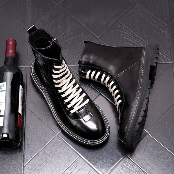boots men luxury fashion cowboy boots natural leather shoes korean designer tooling bottes hommes platform ankle botas masculinas male 22112, Black
boots men luxury fashion cowboy boots natural leather shoes korean designer tooling bottes hommes platform ankle botas masculinas male 22112, Black