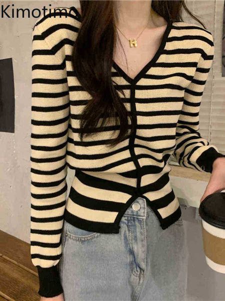 women's sweaters kimotimo french striped knitted vest autumn winter kawaii long sleeve thin sweater 2022 new casual all match vhals ves, White;black
women's sweaters kimotimo french striped knitted vest autumn winter kawaii long sleeve thin sweater 2022 new casual all match vhals ves, White;black