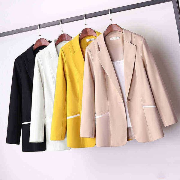 peonfly autumn new fashion blazer jacket women casual pockets long sleeve bags jacket office ladies solid loose blazers 2020 j220813, White;black
peonfly autumn new fashion blazer jacket women casual pockets long sleeve bags jacket office ladies solid loose blazers 2020 j220813, White;black
