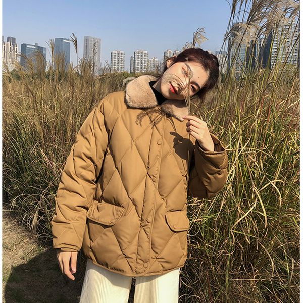 women's down parkas women's clothing brown feather jackets lingge coat winter korean fashion leisure thicken warm female outwear s, Black
women's down parkas women's clothing brown feather jackets lingge coat winter korean fashion leisure thicken warm female outwear s, Black