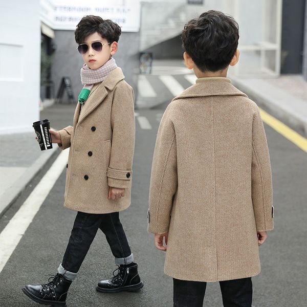 coat baby boy girl wool jacket long double breasted warm toddle teens lapel tweed coat spring fall winter baby outwear clothes 414y 221129, Blue;gray
coat baby boy girl wool jacket long double breasted warm toddle teens lapel tweed coat spring fall winter baby outwear clothes 414y 221129, Blue;gray