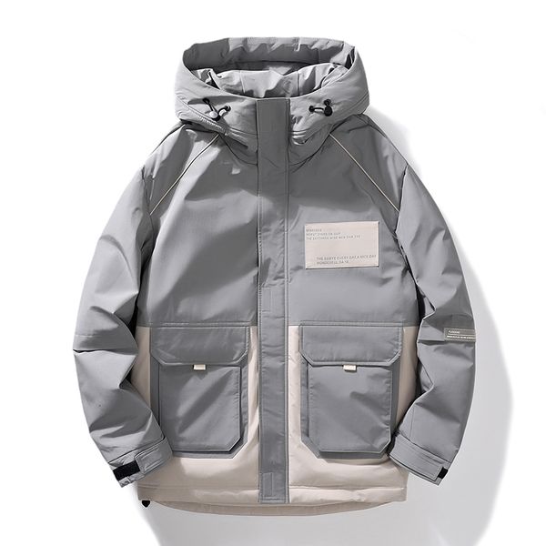 men's down parkas men's winter coat windproof and waterproof ski jacket print warm thicken coat hooded puffer jacket hooded pocket, Black
men's down parkas men's winter coat windproof and waterproof ski jacket print warm thicken coat hooded puffer jacket hooded pocket, Black