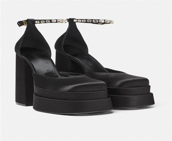 women039s new fashion sandals waterproof platform square head silk super high heel 14cm single shoes size 3444black4117052, Black
women039s new fashion sandals waterproof platform square head silk super high heel 14cm single shoes size 3444black4117052, Black