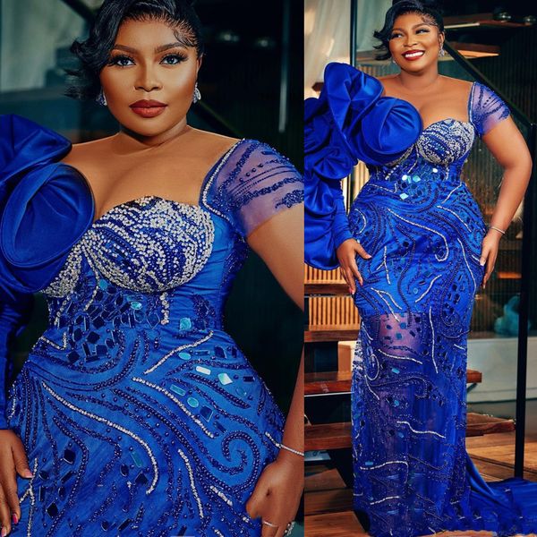 2022 arabic aso ebi luxurious mermaid prom dresses beaded crystals evening formal party second reception birthday engagement gowns dress zj6, Black
2022 arabic aso ebi luxurious mermaid prom dresses beaded crystals evening formal party second reception birthday engagement gowns dress zj6, Black