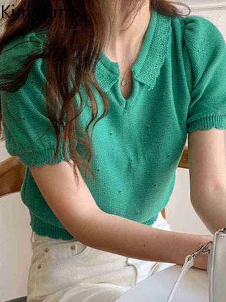 women's sweaters kimotimo kawaii cropped sweater women 2022 summer hollow lace puff shortsleeved sweater korean chic sweet all match sw, White;black
women's sweaters kimotimo kawaii cropped sweater women 2022 summer hollow lace puff shortsleeved sweater korean chic sweet all match sw, White;black