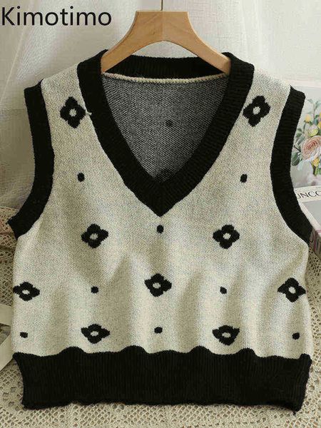 women's sweaters kimotimo print knitted vest women 2022 autumn v neck hit color stitching sweater waistcoat korean ins retro slim short, White;black
women's sweaters kimotimo print knitted vest women 2022 autumn v neck hit color stitching sweater waistcoat korean ins retro slim short, White;black