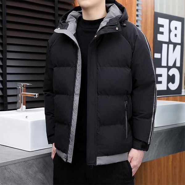 designer down jacket men's cotton coat hooded coat autumn and winter winterproof bread clothing new fashion casual warm work clothes, Black
designer down jacket men's cotton coat hooded coat autumn and winter winterproof bread clothing new fashion casual warm work clothes, Black