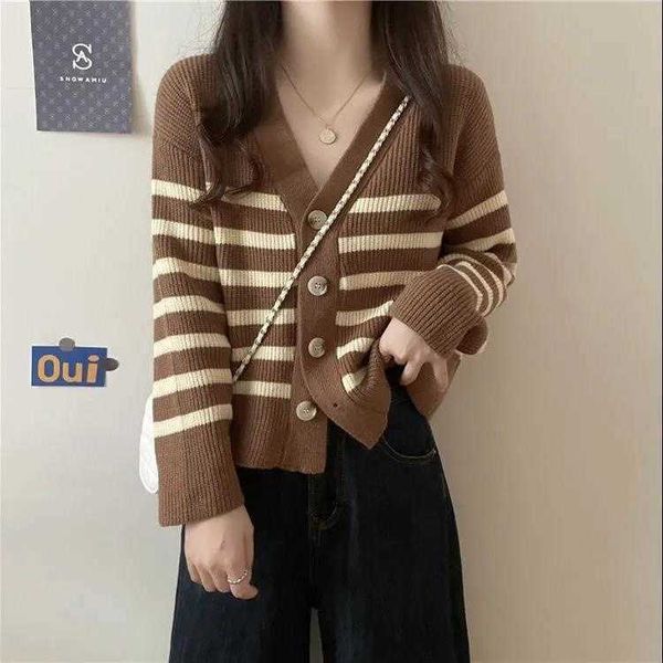 women's sweaters striped sweater vest jacket 2021 and autumn new lazy chic design feeling of minority sweater fashion j220915, White;black
women's sweaters striped sweater vest jacket 2021 and autumn new lazy chic design feeling of minority sweater fashion j220915, White;black