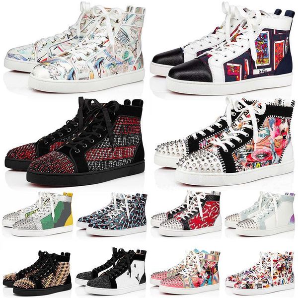 red bottomed christians luxury designer red sneakers casual shoes mens womens low high full spikes roller boat flats skateboard loafer ikw, Black
red bottomed christians luxury designer red sneakers casual shoes mens womens low high full spikes roller boat flats skateboard loafer ikw, Black