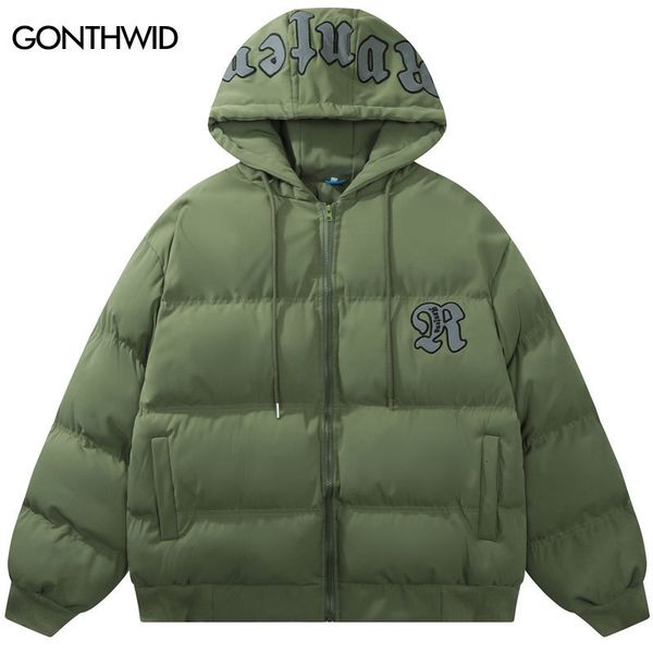 mens down parkas winter hooded jackets streetwear embroidery letter thicken warm bubble padded solid color coats harajuku puffer outwear 221, Black
mens down parkas winter hooded jackets streetwear embroidery letter thicken warm bubble padded solid color coats harajuku puffer outwear 221, Black