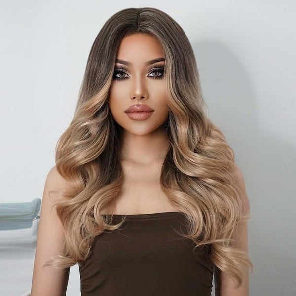 headwear hair accessories 26 inch long wavy dark root brown daily style futura hair synthetic wig for black women
headwear hair accessories 26 inch long wavy dark root brown daily style futura hair synthetic wig for black women