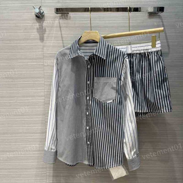 womens blouse luxury tri-color stripe stitching design trendy loose shirts and shorts sets fashion stylist shirts casual luxury women cloth, White
womens blouse luxury tri-color stripe stitching design trendy loose shirts and shorts sets fashion stylist shirts casual luxury women cloth, White