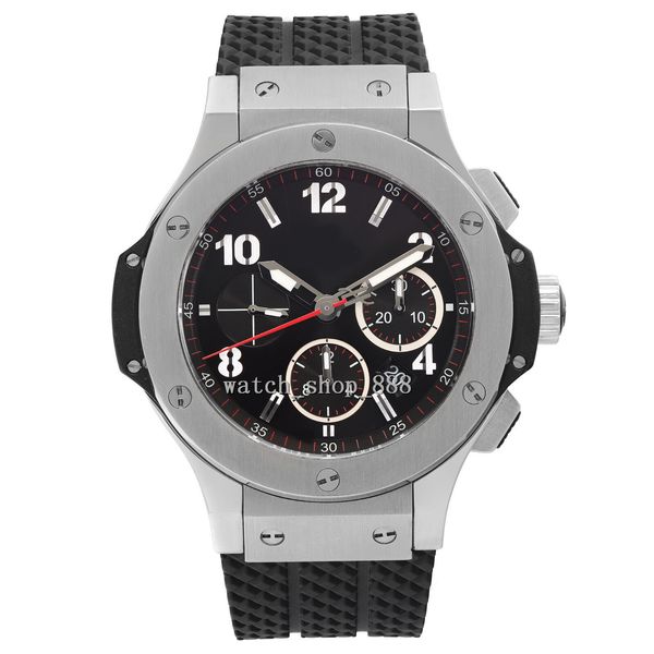 luxury wristwatch big 44mm ceramic steel black dial 7750 chronography automatic mens watch, Slivery;brown
luxury wristwatch big 44mm ceramic steel black dial 7750 chronography automatic mens watch, Slivery;brown