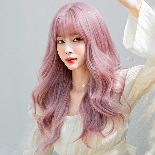 headwear hair accessories wholale pink wig natural straight wig with bangs heat ristant fiber 150% 180% density synthetic hair wig
headwear hair accessories wholale pink wig natural straight wig with bangs heat ristant fiber 150% 180% density synthetic hair wig