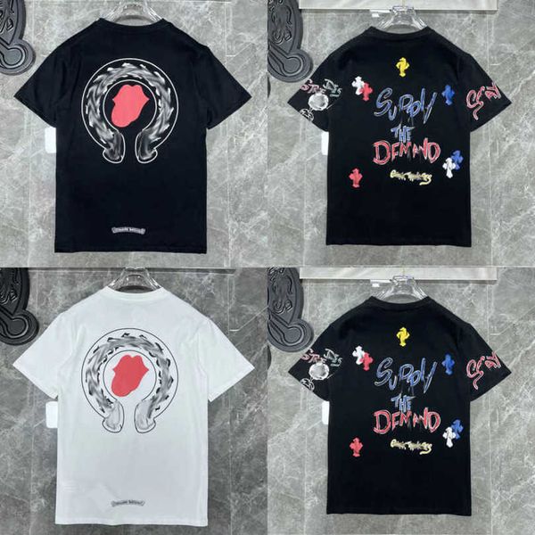 chromes women's luxury fashion t shirt brand tees men women sanskrit letter couple t-shirt sweatshirt horseshoe flower short sleeve po, White
chromes women's luxury fashion t shirt brand tees men women sanskrit letter couple t-shirt sweatshirt horseshoe flower short sleeve po, White