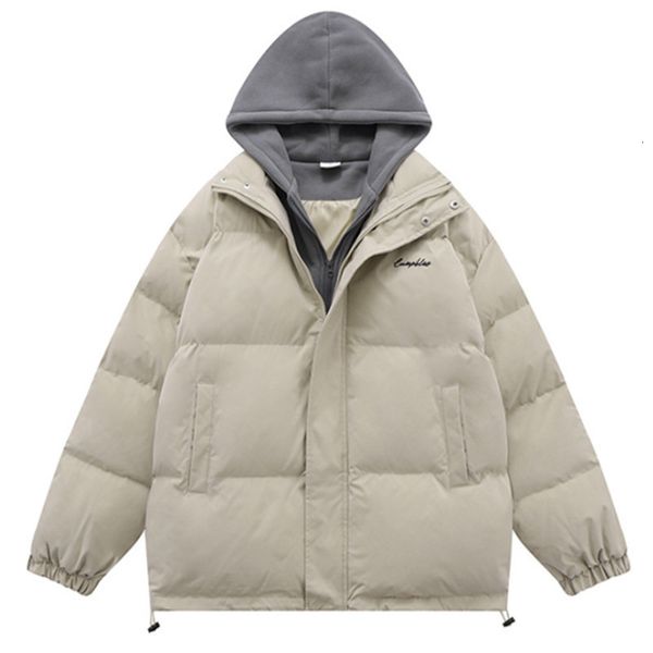 men's down parkas men hooded jacket parka vintage streetwear harajuku patchwork padded winter cotton windbreaker warm ourwear thick 221, Black
men's down parkas men hooded jacket parka vintage streetwear harajuku patchwork padded winter cotton windbreaker warm ourwear thick 221, Black
