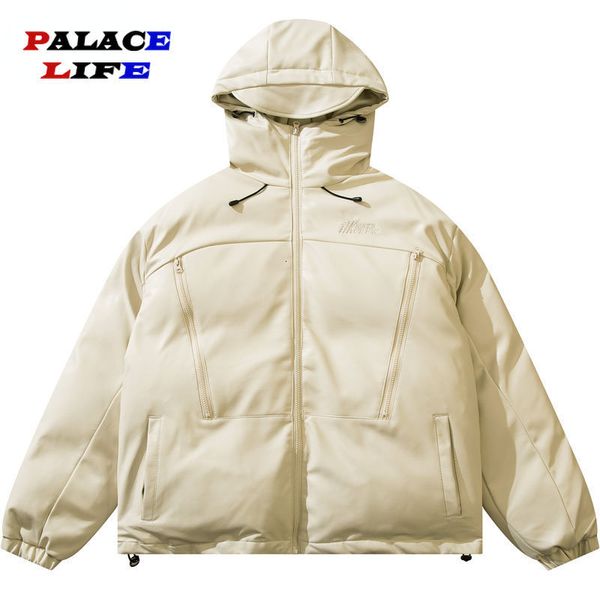 mens down parkas winter leather hooded jacket men streetwear solid color thick warm padded coats harajuku windbreaker jackets outdoor 221129, Black
mens down parkas winter leather hooded jacket men streetwear solid color thick warm padded coats harajuku windbreaker jackets outdoor 221129, Black