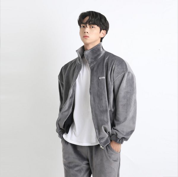 men's hoodies sweatshirts youth autumn and winter men's corduroy sports trendy men's twopiece standup collar zipper sets 2211, Black
men's hoodies sweatshirts youth autumn and winter men's corduroy sports trendy men's twopiece standup collar zipper sets 2211, Black