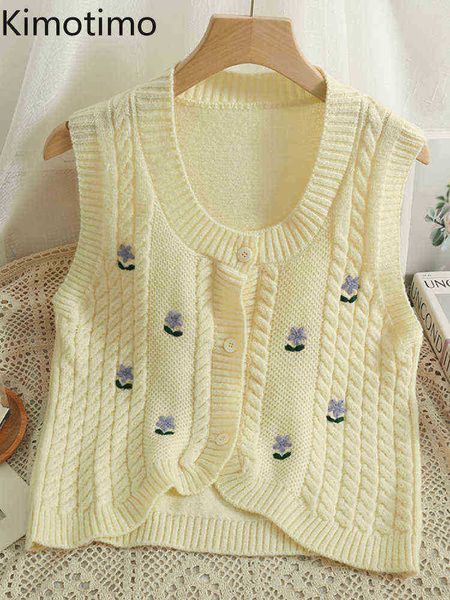 women's sweaters kimotimo embroidery twist sweater vest women 2022 autumn zoom irregular design knitted vest korean outfit sleeveless c, White;black
women's sweaters kimotimo embroidery twist sweater vest women 2022 autumn zoom irregular design knitted vest korean outfit sleeveless c, White;black
