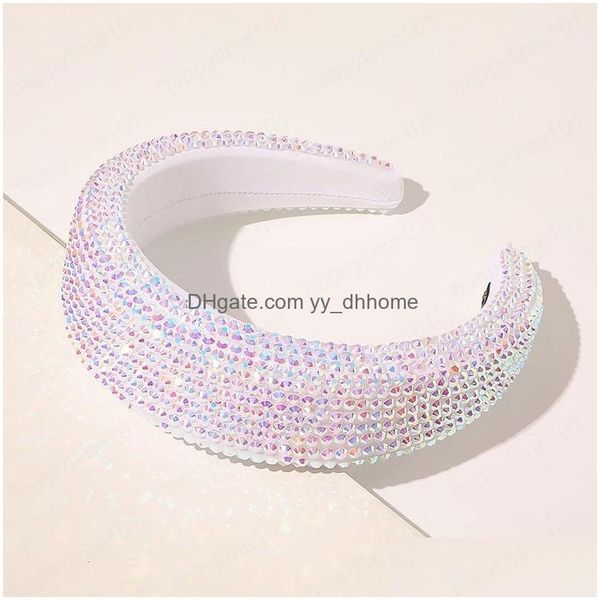 headbands luxury shiny fl crystal head hoop widebrimmed headband women rhinestone sponge point diamond hair accessories turban drop dhjue, Silver
headbands luxury shiny fl crystal head hoop widebrimmed headband women rhinestone sponge point diamond hair accessories turban drop dhjue, Silver