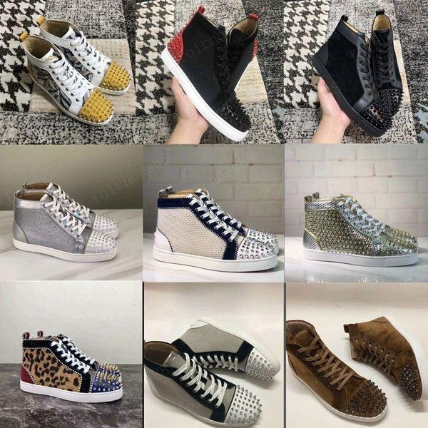 red bottomed christians new womens mens shoes studded spikes fashion red suede leather mens womens flat shoes party lovers sneakers siz cdh, Black
red bottomed christians new womens mens shoes studded spikes fashion red suede leather mens womens flat shoes party lovers sneakers siz cdh, Black