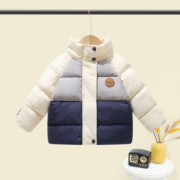 down coat winter children's down jacket boy coat zipper girls clothing stand collar baby thickened cotton clothes bread kids 221128, Blue;gray
down coat winter children's down jacket boy coat zipper girls clothing stand collar baby thickened cotton clothes bread kids 221128, Blue;gray