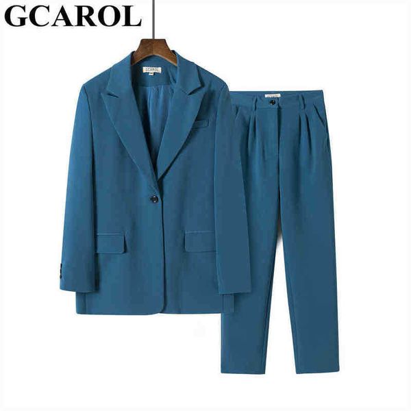 gcarol women notched collar suit and guard pants 2 piece sets formal single breasted blazer pleated pants spring autumn winter j220813, White;black
gcarol women notched collar suit and guard pants 2 piece sets formal single breasted blazer pleated pants spring autumn winter j220813, White;black