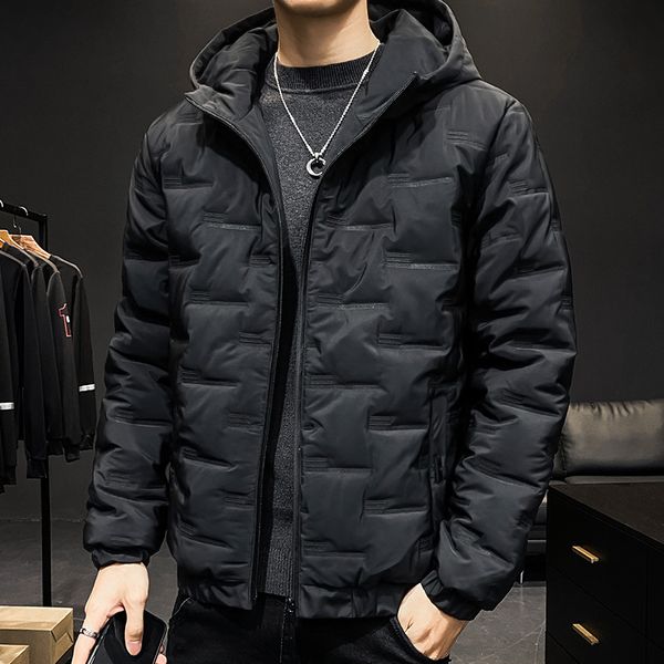 men's down parkas men's autumn and winter clothes korean casual hooded coat cold proof warm and thickened cotton padded clothes 22, Black
men's down parkas men's autumn and winter clothes korean casual hooded coat cold proof warm and thickened cotton padded clothes 22, Black