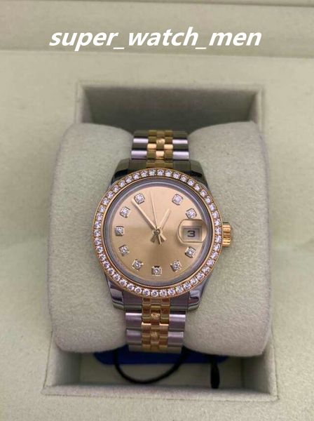 women's watch automatic mechanical 179383 yellow gold stainless silver jubilee diamond dial 26mm lady watch sapphire dive ladies fashio, Slivery;brown
women's watch automatic mechanical 179383 yellow gold stainless silver jubilee diamond dial 26mm lady watch sapphire dive ladies fashio, Slivery;brown