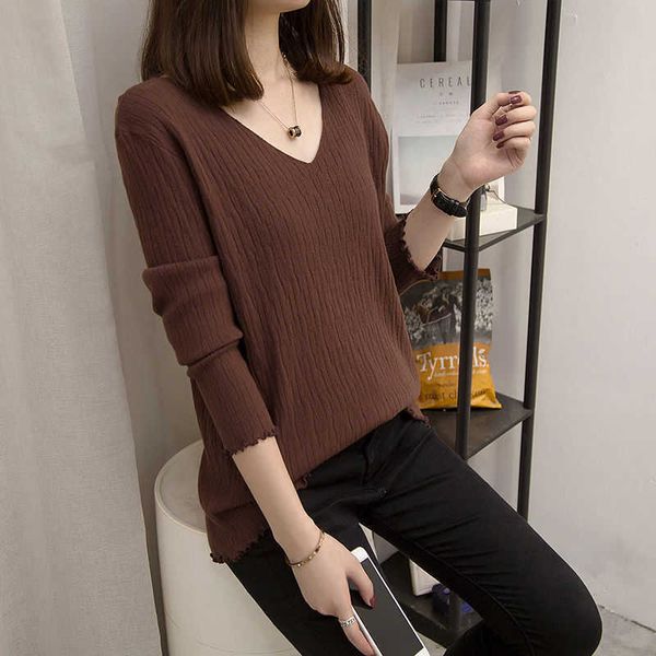 women's sweaters peonfly fashion 2020 basic vhals solid autumn winter sweater women female knitted long sleeve loose sweater j220915, White;black
women's sweaters peonfly fashion 2020 basic vhals solid autumn winter sweater women female knitted long sleeve loose sweater j220915, White;black