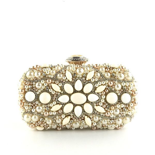 evening bags luxury beaded pearl jed cluthe purse women small shouder party handbags 221128
evening bags luxury beaded pearl jed cluthe purse women small shouder party handbags 221128