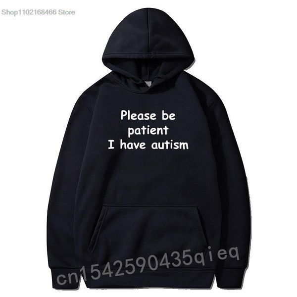 men's hoodies sweatshirts please be patient i have autism funny long sleeve hoodies harajuku hoodie sweatshirts for men sudaderablack 2, Black
men's hoodies sweatshirts please be patient i have autism funny long sleeve hoodies harajuku hoodie sweatshirts for men sudaderablack 2, Black