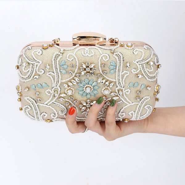 evening bags vintage beaded clutches s diamonds women's metal chain shoulder handbags pearl handmade purse clutch 221128
evening bags vintage beaded clutches s diamonds women's metal chain shoulder handbags pearl handmade purse clutch 221128