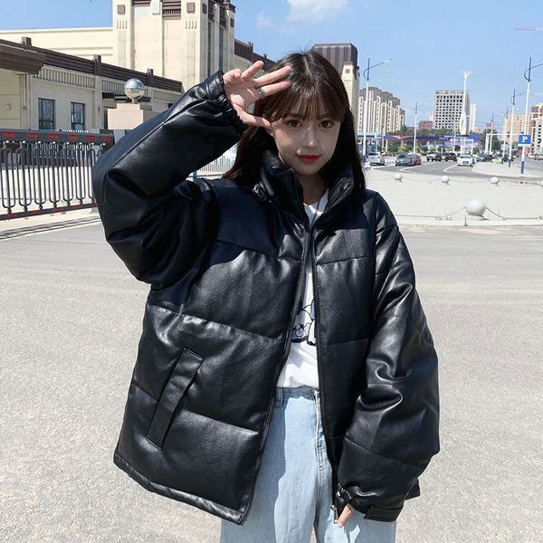 women's down parkas women black down jacket stand collar coat korean fashion zipper windproof thicken warm winter cotton clothes outerw
women's down parkas women black down jacket stand collar coat korean fashion zipper windproof thicken warm winter cotton clothes outerw