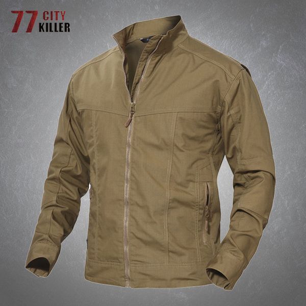 men's jackets cargo tactical jacket men wear-resistant waterproof breathable casual coats male outdoor commute hiking climbing mens 221, Black;brown
men's jackets cargo tactical jacket men wear-resistant waterproof breathable casual coats male outdoor commute hiking climbing mens 221, Black;brown
