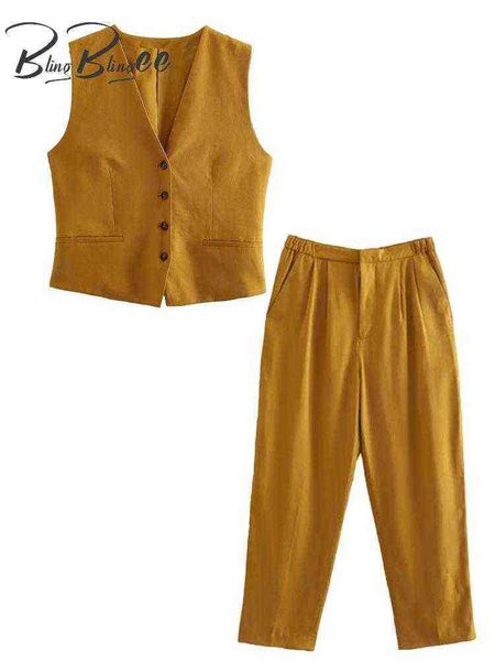 blingblingee female vest 2 piece sets hit 2022 autumn women single breasted sleeveless blazer vest suits ankle pants gilets j220813, White;black
blingblingee female vest 2 piece sets hit 2022 autumn women single breasted sleeveless blazer vest suits ankle pants gilets j220813, White;black