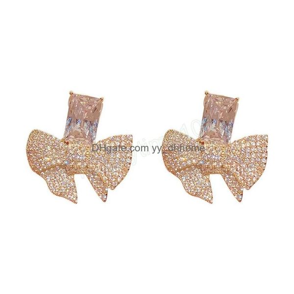 dangle chandelier fashion bow zircon diamond earrings for women korean dangle earring birthday party daily wear jewelry gifts drop dhgld, Silver
dangle chandelier fashion bow zircon diamond earrings for women korean dangle earring birthday party daily wear jewelry gifts drop dhgld, Silver
