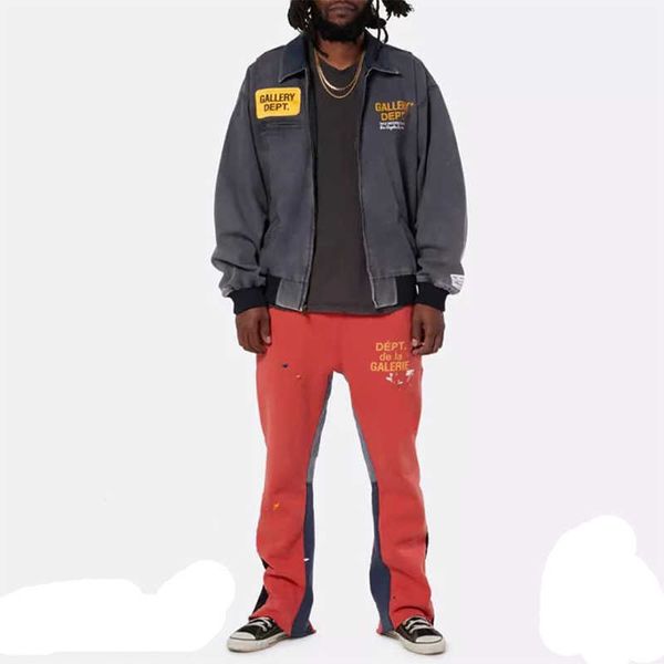 trendy designer galleryes jackets badge washed distressed workwear print denim jacket men's and women's loose casual coat, Black;brown
trendy designer galleryes jackets badge washed distressed workwear print denim jacket men's and women's loose casual coat, Black;brown