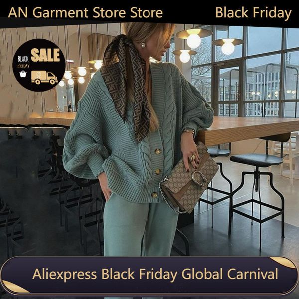 women's two piece pants 202 autumn and winter women's vneck solid color knitted twopiece suit long sleeve thick sweaters cardigan, White
women's two piece pants 202 autumn and winter women's vneck solid color knitted twopiece suit long sleeve thick sweaters cardigan, White