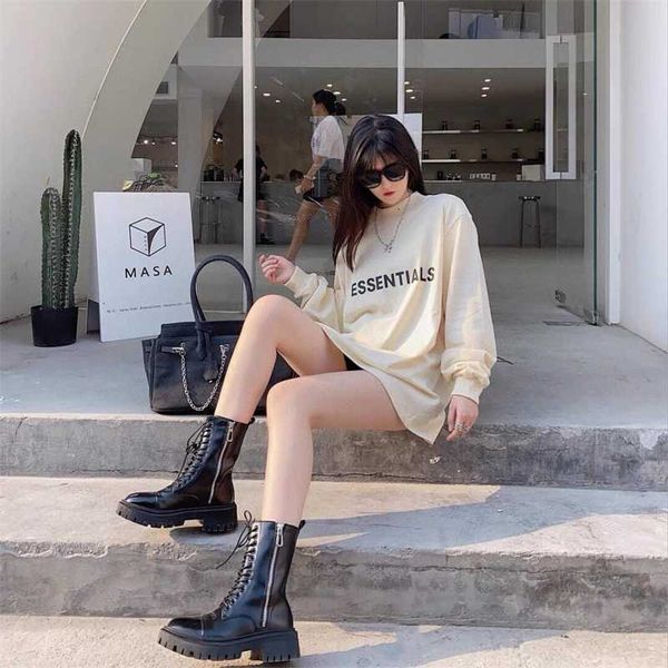 hoodies hweatshirts fog essentials 2022ss pressed letter slogans on chest double line high street round neck pullover sweater, Black
hoodies hweatshirts fog essentials 2022ss pressed letter slogans on chest double line high street round neck pullover sweater, Black